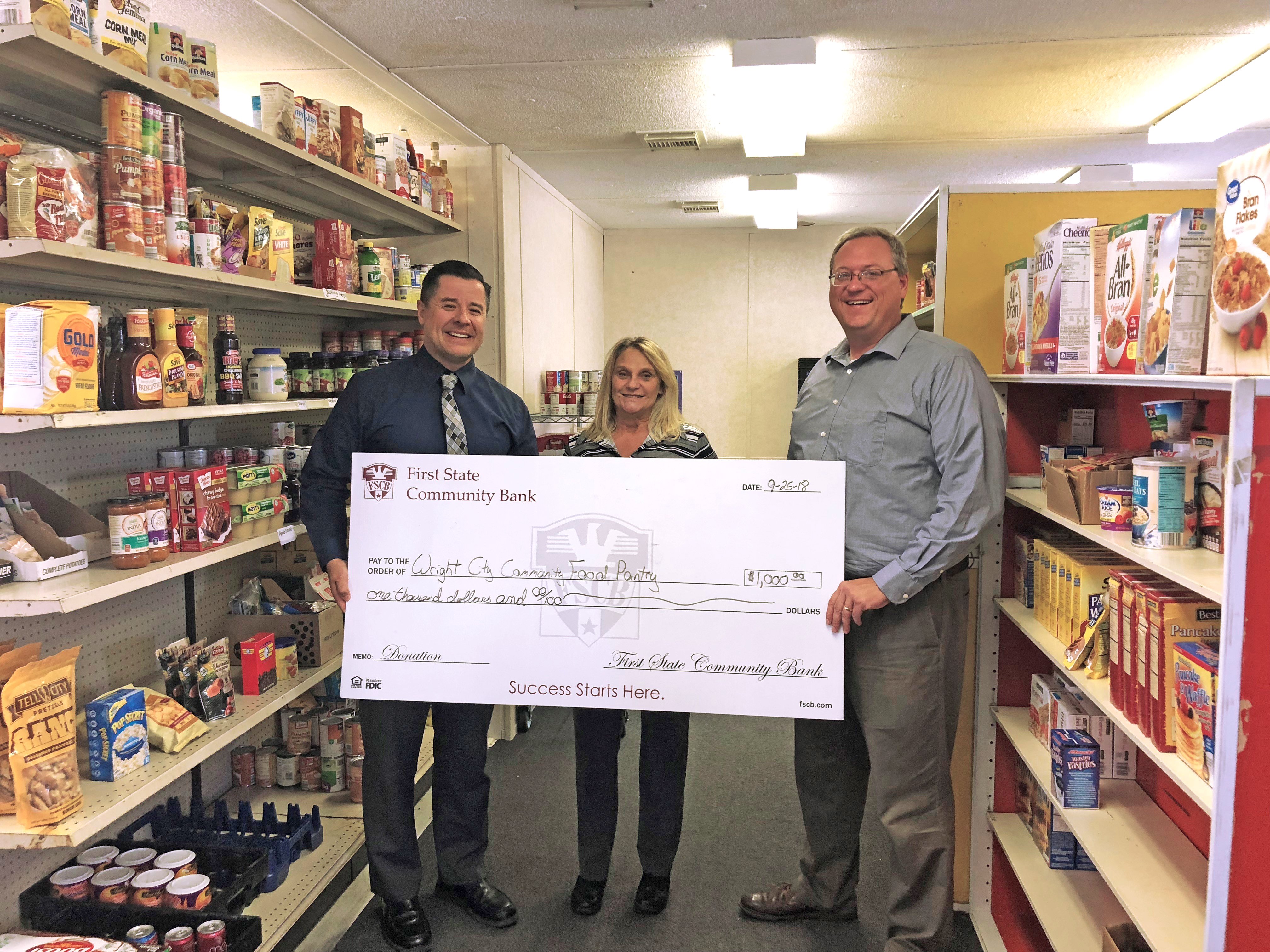 Wright City_Impact 2018_Food Pantry Donation